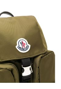 MONCLER - Zielony plecak Dauphine. Kolor: zielony. Materiał: materiał. Styl: elegancki #5