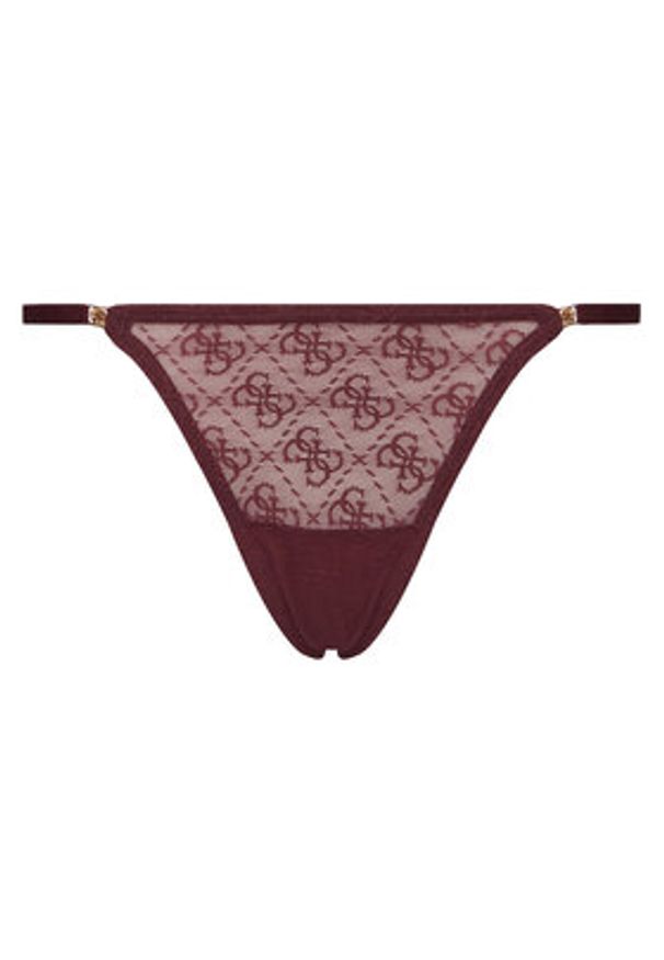 Guess Stringi O5RE10 KCLB0 Bordowy. Kolor: czerwony. Materiał: syntetyk