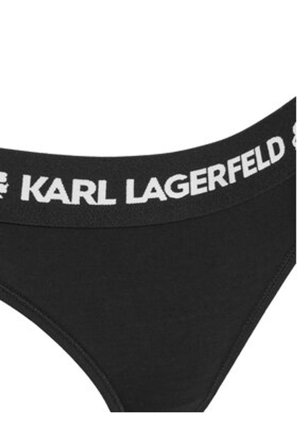 Karl Lagerfeld - KARL LAGERFELD Figi klasyczne A1W47009 Czarny. Kolor: czarny. Materiał: lyocell