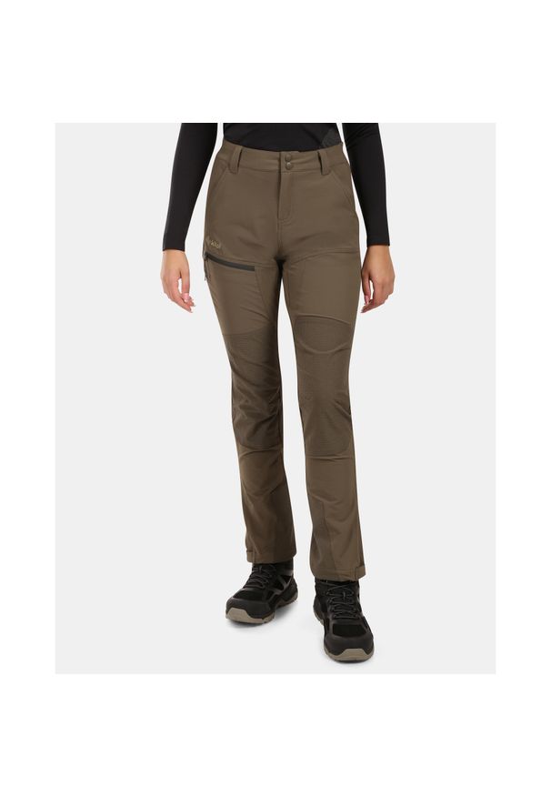 Damskie spodnie outdoorowe Kilpi VILLAIN-W. Kolor: zielony. Materiał: nylon. Sezon: lato. Sport: turystyka piesza