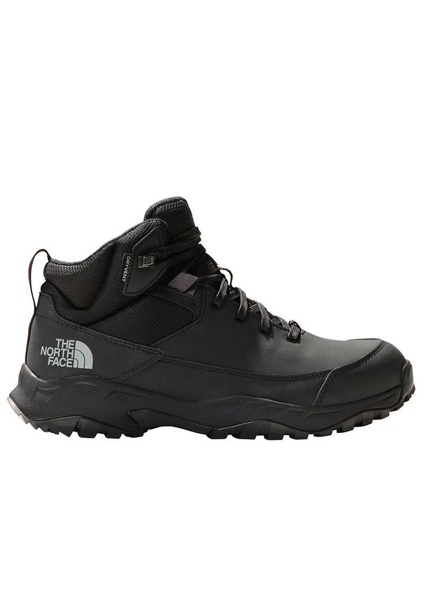 Buty męskie The North Face Storm Strike III 0A7W4GKT01 - czarne. Kolor: czarny. Materiał: skóra, syntetyk. Szerokość cholewki: normalna. Sezon: zima