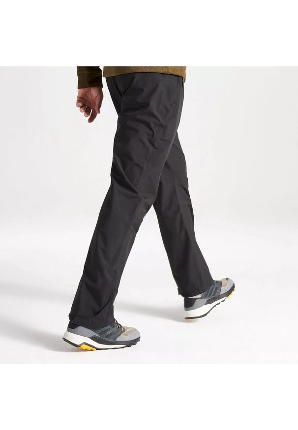 CRAGHOPPERS - Wodoodporne Spodnie Męskie Stefan II. Kolor: czarny. Sezon: lato. Sport: turystyka piesza