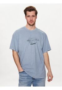 BDG Urban Outfitters T-Shirt 76516350 Niebieski Loose Fit. Kolor: niebieski. Materiał: bawełna