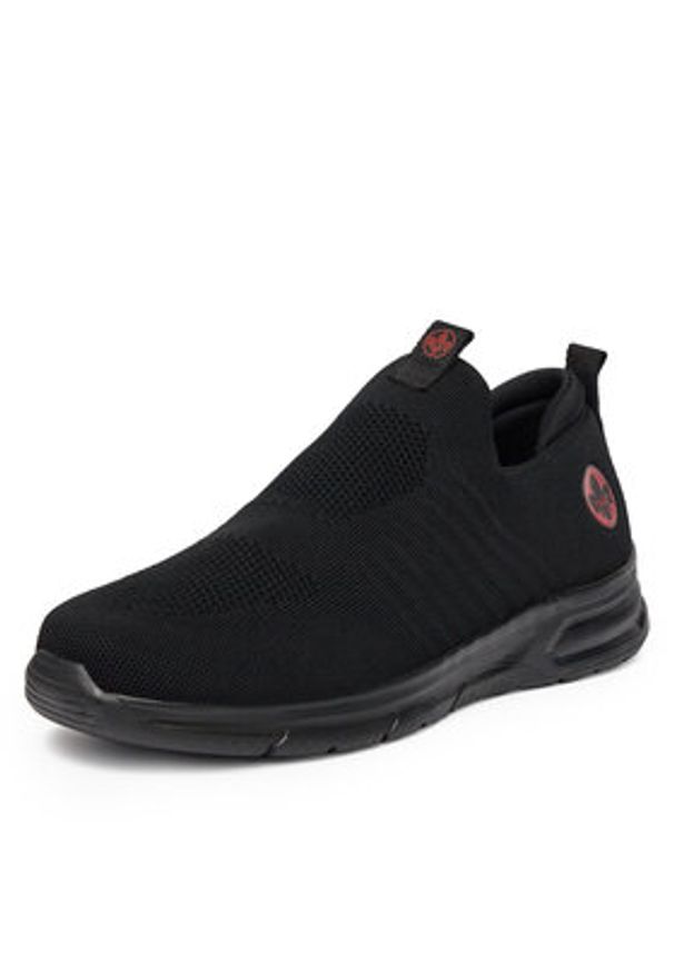 Rieker Sneakersy B7365-00 Czarny. Kolor: czarny. Materiał: materiał