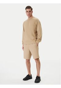 Hugo - HUGO Bluza Daposo 50511029 Beżowy Relaxed Fit. Kolor: beżowy. Materiał: bawełna #2