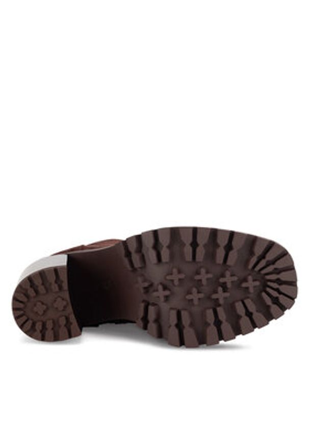 Nine West Botki WFA2947-1 Brązowy. Kolor: brązowy. Materiał: materiał