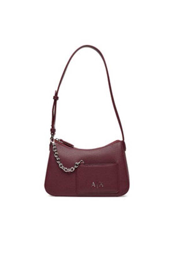 Armani Exchange Torebka XW001571 AF15625 UA343 Bordowy. Kolor: czerwony. Materiał: skórzane