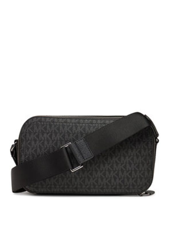 MICHAEL Michael Kors Saszetka Hudson 33S5LHDM5B Czarny. Kolor: czarny. Materiał: skóra