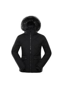 ALPINE PRO - Kurtka uniwersalna damska Alpine Pro LJCB593990. Typ kołnierza: kaptur. Kolor: czarny. Materiał: syntetyk. Sport: turystyka piesza #1