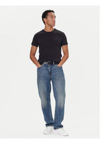 Tommy Jeans Komplet 2 t-shirtów DM0DM20687 Czarny Slim Fit. Kolor: czarny. Materiał: bawełna