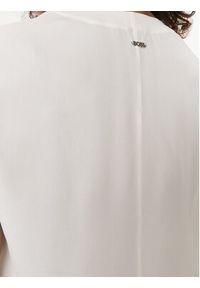 BOSS - Boss Bluzka Berika 50491355 Biały Regular Fit. Kolor: biały. Materiał: wiskoza #6