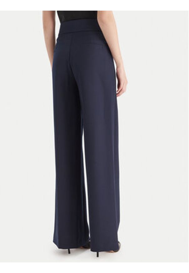 Maryley Spodnie materiałowe 25IB680/M17 Granatowy Regular Fit. Kolor: niebieski. Materiał: syntetyk