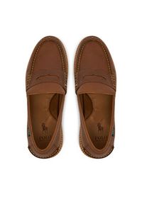 Polo Ralph Lauren Mokasyny Jett Lug 803961420002 Brązowy. Kolor: brązowy. Materiał: skóra #6