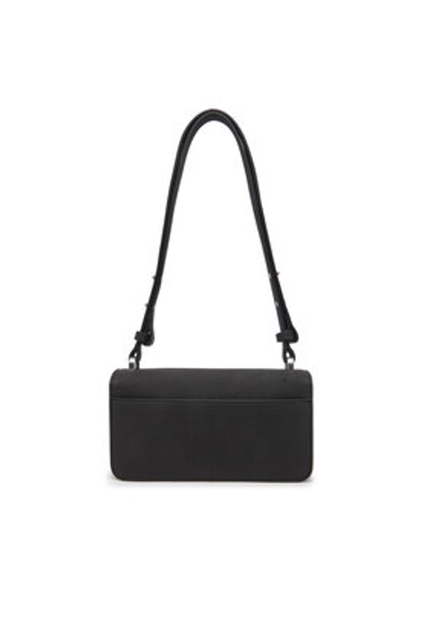 Tommy Jeans Torebka Tjw Fashionista Crossover AW0AW17306 Czarny. Kolor: czarny. Materiał: skórzane