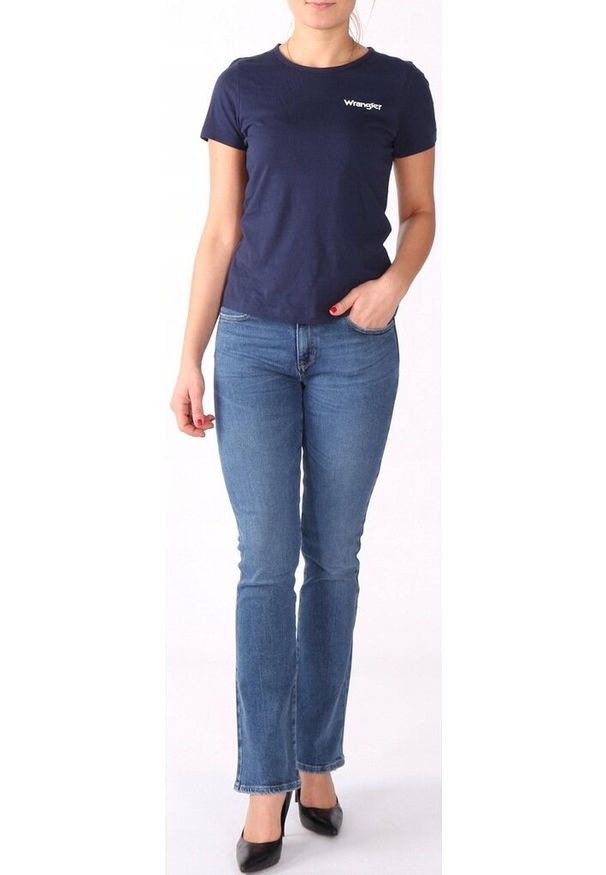 Wrangler - WRANGLER BOOTCUT DAMSKIE SPODNIE JEANSOWE JEANSY DŻINSY DANCING DAYS W28B70016