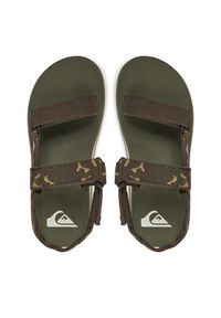 Quiksilver Sandały AQYL101253 Zielony. Kolor: zielony. Materiał: materiał #6