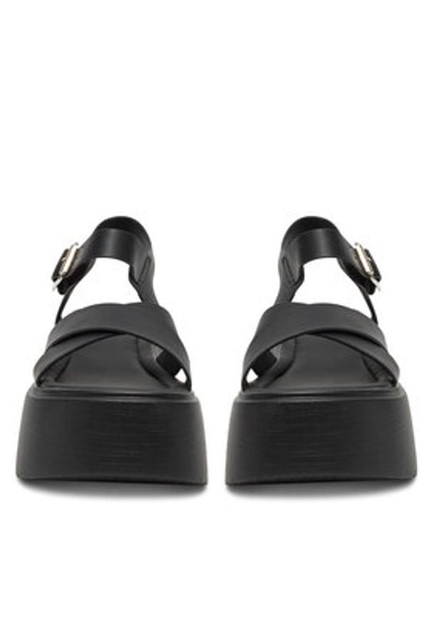 DeeZee Sandały 8791-3 Czarny. Kolor: czarny. Materiał: materiał, syntetyk