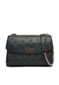 Guess Torebka Phoebe HWPD96 65210 Czarny. Kolor: czarny. Materiał: skórzane