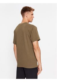 New Balance T-Shirt Essentials Stacked Logo Cotton Jersey Short Sleeve T-shirt MT31541 Brązowy Regular Fit. Kolor: brązowy. Materiał: bawełna #4
