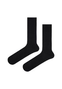 His Story - Ciepłe Wełniane Skarpetki Zimowe - Kolor Czarny. Kolor: czarny. Materiał: wełna, elastan, poliamid #2