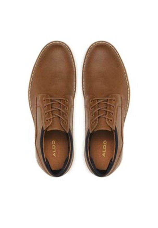 Aldo Sneakersy Luca 13386635 Brązowy. Kolor: brązowy. Materiał: skóra