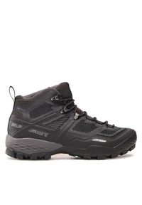 Trekkingi Mammut. Kolor: czarny. Technologia: Gore-Tex. Sport: turystyka piesza