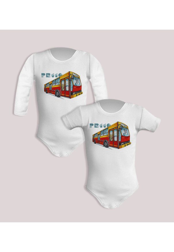 nikiniki - Jelcz PR110 — body (Rozmiar: 3M; Długość rękawa: długi; Rodzaj nadruku: Jelcz PR110). Materiał: bawełna. Wzór: nadruk