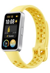 HUAWEI - Opaska sportowa Huawei Band 9 żółty. Rodzaj zegarka: cyfrowe. Kolor: żółty. Styl: sportowy