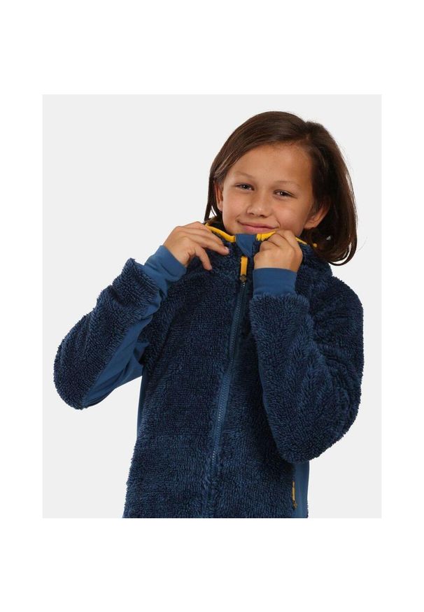 Bluza z kapturem dla dzieci Kilpi Norka. Typ kołnierza: kaptur. Kolor: niebieski