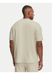 Hugo - HUGO T-Shirt Noah 50566159 Beżowy Regular Fit. Kolor: beżowy. Materiał: lyocell #4