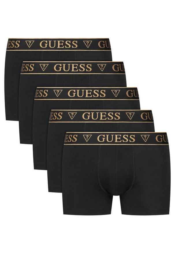 Guess Komplet 5 par bokserek U5BG64 KCD31 Czarny. Kolor: czarny. Materiał: bawełna