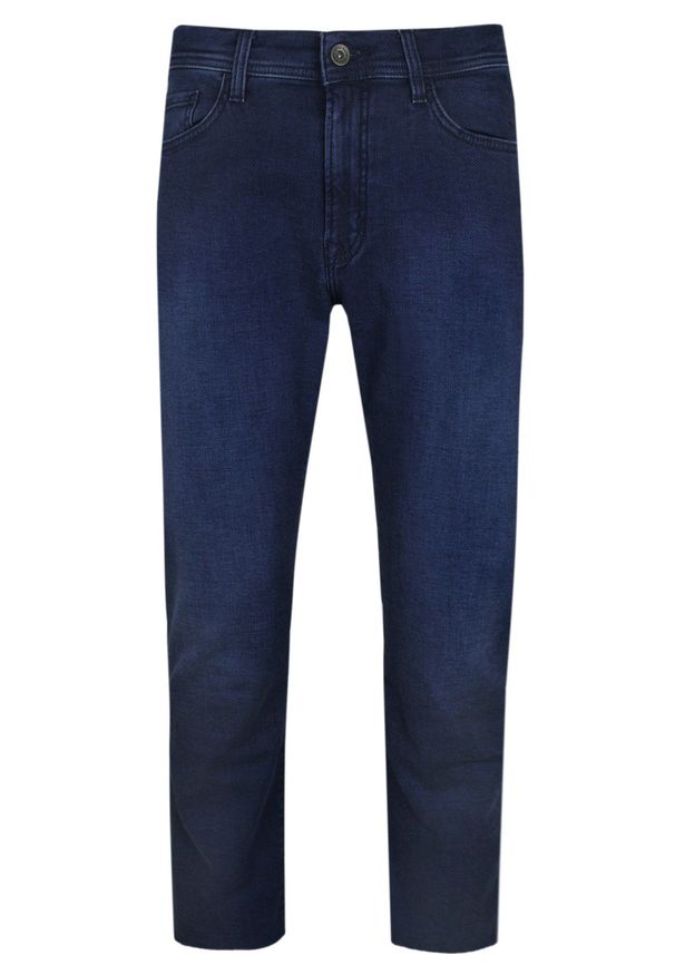 Jeansowe Spodnie Otto Kern - Kolor Ciemnego Denimu. Materiał: bawełna, elastan. Sezon: lato