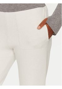 Deha Spodnie dzianinowe D12825 Biały Regular Fit. Kolor: biały. Materiał: syntetyk #3
