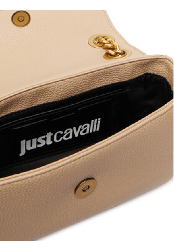 Just Cavalli Torebka 80RA4BF5 ZSB81 Brązowy. Kolor: brązowy. Materiał: skórzane