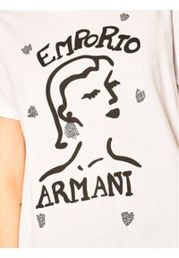 Emporio Armani T-Shirt 3H2T7Q 2J95Z 0100 Biały Regular Fit. Kolor: biały #3