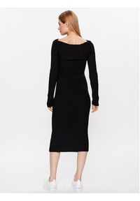 Calvin Klein Sukienka dzianinowa K20K205880 Czarny Slim Fit. Kolor: czarny. Materiał: wełna, dzianina #3