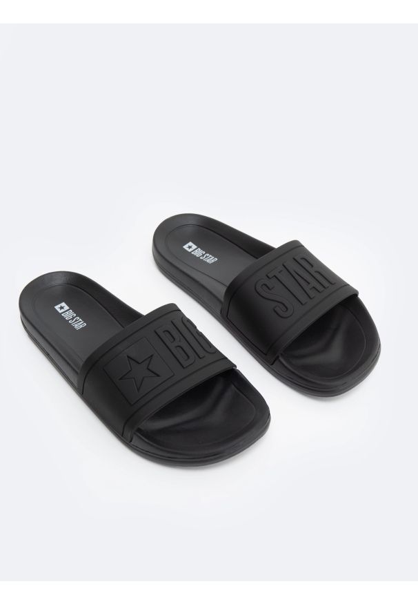 Big-Star - Klapki damskie plażowe czarne DD274A271 901. Okazja: na plażę. Kolor: czarny. Sezon: lato. Styl: sportowy, elegancki
