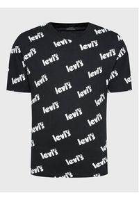 Levi's® T-Shirt Poster 16143-0697 Czarny Relaxed Fit. Kolor: czarny. Materiał: bawełna