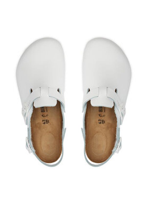 Birkenstock Sandały Tokio Pro Le 1025956 Biały. Kolor: biały. Materiał: skóra