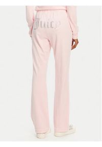 Juicy Couture Spodnie dresowe Tina JCAPW045 Różowy Regular Fit. Kolor: różowy. Materiał: syntetyk #3