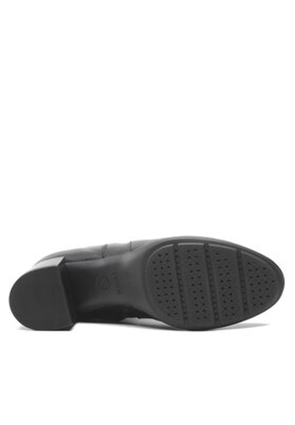 Geox Botki D N. Annya M. B D94CBB 00085 C9997 Czarny. Kolor: czarny. Materiał: skóra