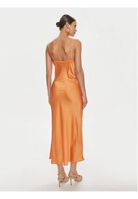 Guess Sukienka koktajlowa W3GK85 WD8G2 Pomarańczowy Slim Fit. Kolor: pomarańczowy. Materiał: syntetyk. Styl: wizytowy #4