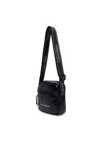 Calvin Klein Saszetka Bold Logo Webbing Square Crossbo LV04D3445G Czarny. Kolor: czarny. Materiał: skóra #3
