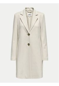 only - ONLY Płaszcz przejściowy Diane 15336518 Beżowy Regular Fit. Kolor: beżowy. Materiał: skóra #3
