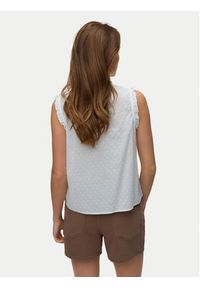 Vero Moda Top Trine 10342734 Biały Regular Fit. Kolor: biały. Materiał: bawełna #5