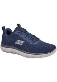 skechers - Buty męskie SKECHERS Summits Torre. Kolor: niebieski