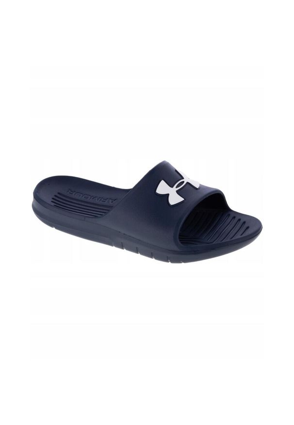 Klapki sportowe basenowe męskie Under Armour UA Locker IV. Kolor: niebieski. Styl: sportowy