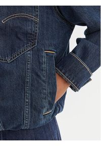 G-Star RAW - G-Star Raw Kurtka jeansowa Rib Trucker D28586-D536 Niebieski Regular Fit. Kolor: niebieski. Materiał: bawełna #5