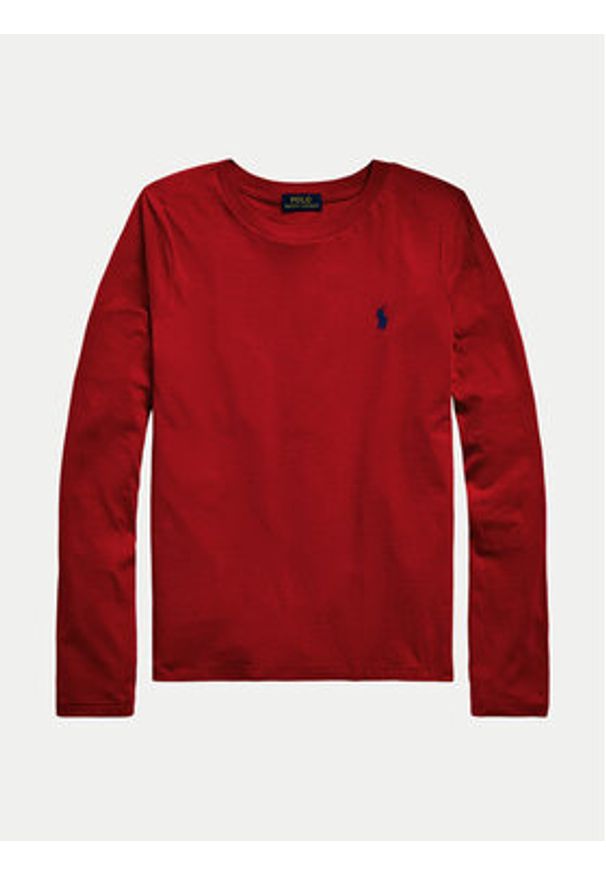 Polo Ralph Lauren Bluzka 211898699026 Czerwony Regular Fit. Typ kołnierza: polo. Kolor: czerwony. Materiał: bawełna