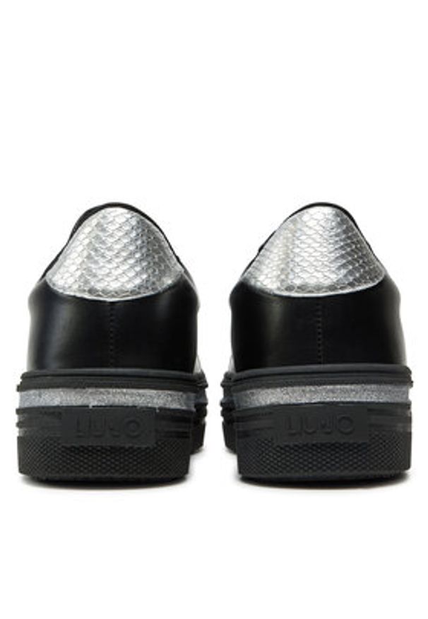 Liu Jo Sneakersy Up 814 4F4723 EX014 Czarny. Kolor: czarny. Materiał: skóra